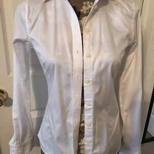 Banana republic white blouse